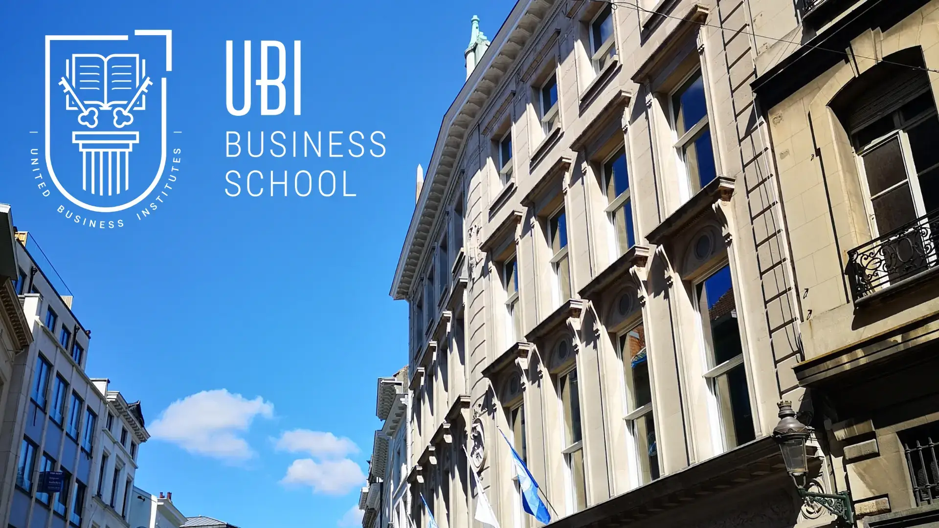 Building with logo